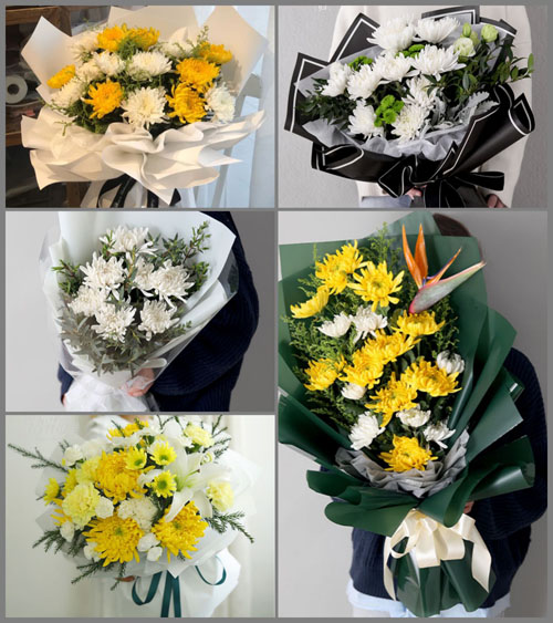 安徽亳州市蒙城县篱笆镇中单村白事花束代送
